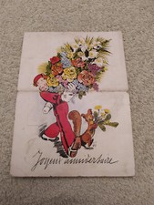 spirou carte postale joyeux anniversaire ADS