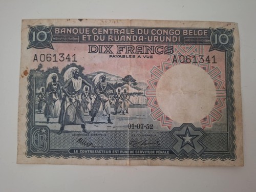 Billet colonniale congo - colonniale,,
