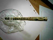 UNIQUE PIECE MELTED GLASS PEN HOLDER