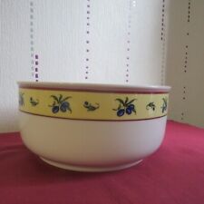 1 saladier en porcelaine Villeroy et Boch modèle le sud Ø 23 ,3 cm