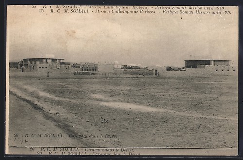 Cpa somali caravane dans - caravane, le