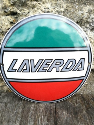 Plaque émaillée laverda - émaillée,
