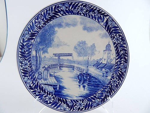 Antique authentique assiette - antique,