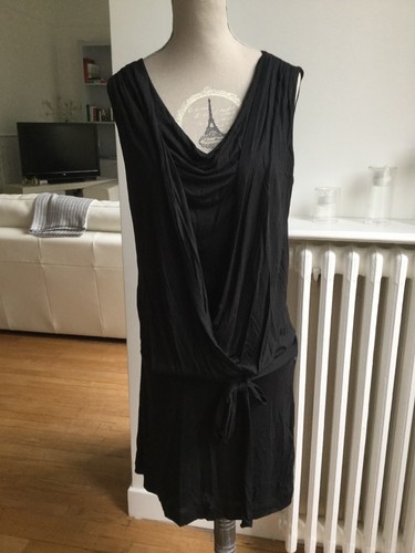 Jolie robe noire massimo dutti - jolie,
