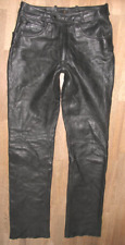 Pantalon En Cuir Pour Hommes 'RICHA' En Noir Environ W32"/L37"