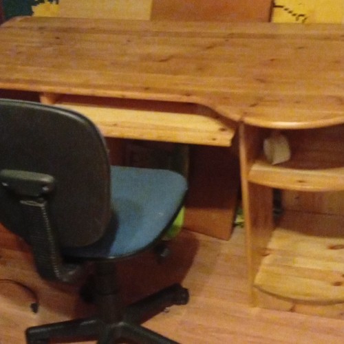 Bureau ordinateur bois - en,