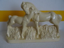 Jument et poulain art déco