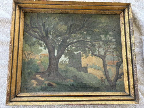 Huile sur toile - sur, de