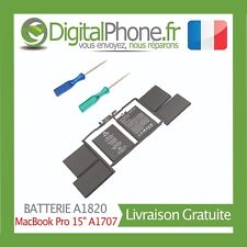 Batterie A1820 MacBook Pro 15" Retina (A1707) Fin 2016/2017 + OUTILS
