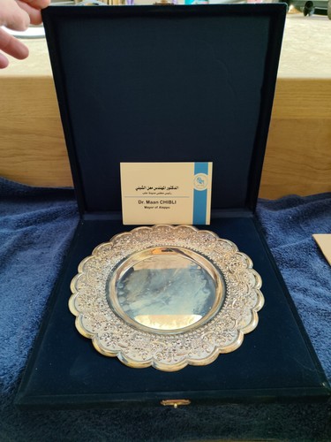 Plat argent massif fondre - à,