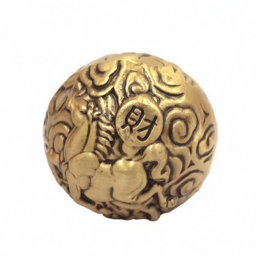 Boule laiton relief - boule,