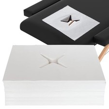 200pcs Coussin Facial Jetable de Massage, 40 x 30cm Protege Têtière pour Tabl...