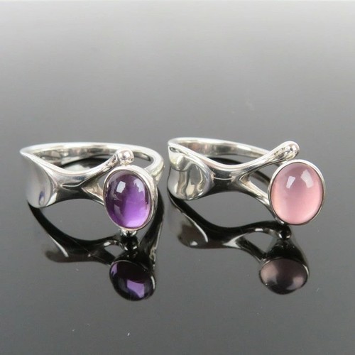 Lot bagues georg jensen - lot,