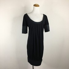 BEBE Black Silk Contrast Short