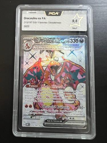Carte gradée pokémon - carte,
