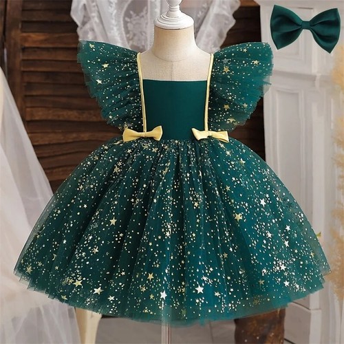 Robe cérémonie enfant verte - enfant,