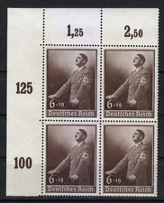 Germany 1939 MNH Mi 694 Sc B140 Adolf Hitler. Journée nationale du travail. B...
