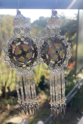 Vintage grande paire boucles - vintage,