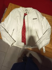 BLOUSON CUIR TYPE MOTARD /