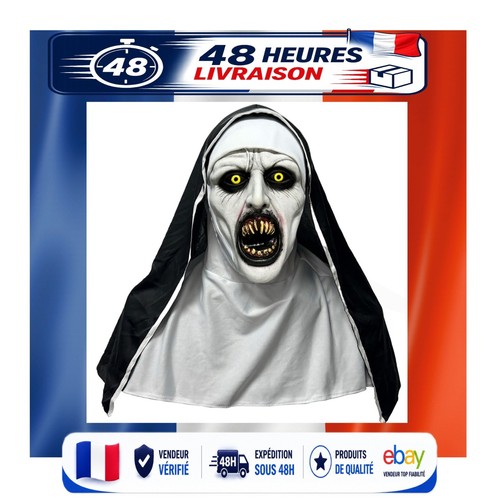 Masque nonne halloween adulte - masque,
