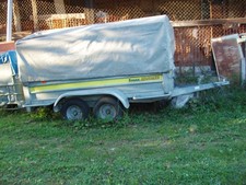 Remorque deux essieux avec