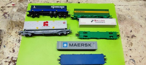 Lot wagons marchandises - lot,
