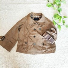 BURBERRY LONDON Short Trench Coat Nova Check M