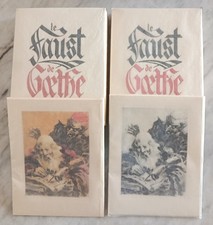 2xVol in-8 LE FAUST DE GŒTHE
