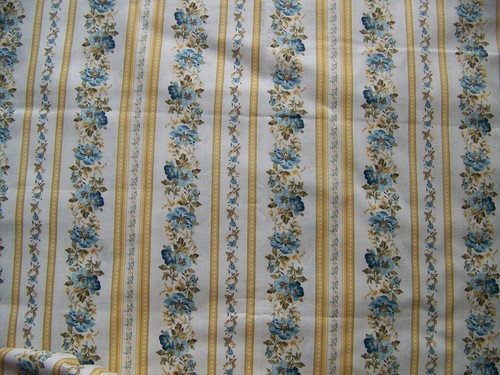 Coupon tissu rayures - coupon, de