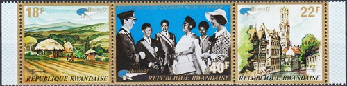 Rwanda 1972 stampex roi - rwanda,