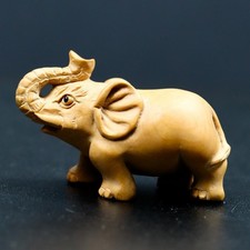Netsuke éléphant saugemono
