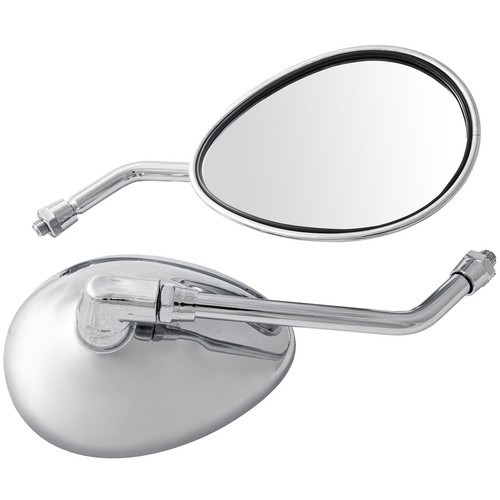 Chrome custom rearview moto - custom,