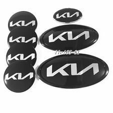 7X KN Front & Trunk Steering Wheel Emblem Sticker For FORTE OPTIMA RIO K3 K5