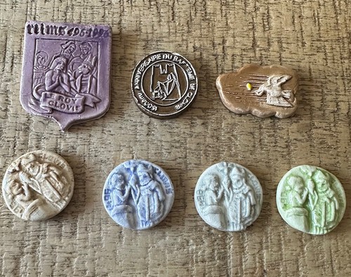 Rare lot feves commemorative - rare,