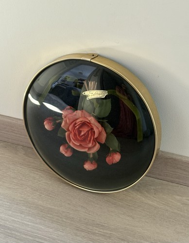 Ancien gros cadre rond verre - ancien, rond,