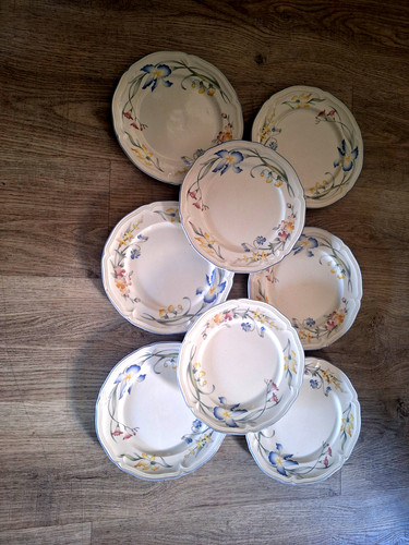 Lot assiettes dessert - de,