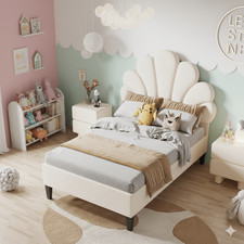 Lit 90x200 Capitonné Velours