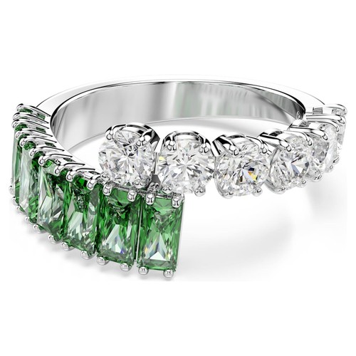 Bague swarovski matrix verte - bague,