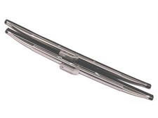 2 VA chrome look windscreen wiper blades standard length for Fiat 500 from 1965