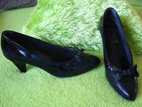 Chaussure escarpin tout cuir - escarpin,