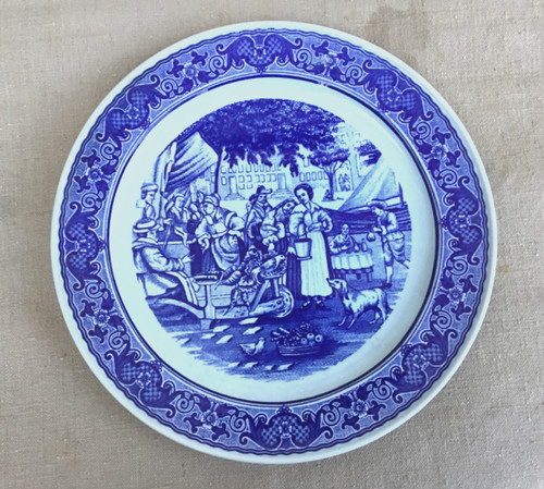 Plat ancien signé delft - ancien,