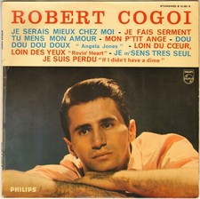 ROBERT COGOI "JE SERAI MIEUX CHEZ MOI" 60'S 25 CM PHILIPS 14.083