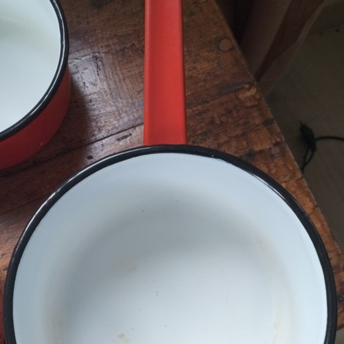 Lot casseroles émaillées - lot, 3