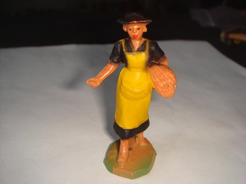 Figurine clairet fermière - figurine,
