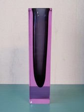 FLAVIO POLI, SOMMERSO VASE XXL VERRE MURANO 1970  Alessandro Mandruzzato
