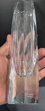 Baccarat France Crystal Bud Vase Signed RRigot 8 inches