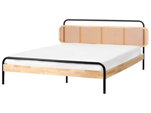 Lit double moderne rustique - double,