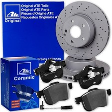 ATE Disques + Plaquettes en Céramique Avant pour MERCEDES CLASSE S W220+C215