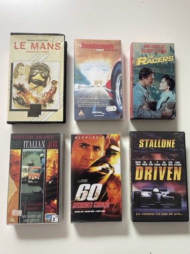 Lot vhs films auto rare - , le