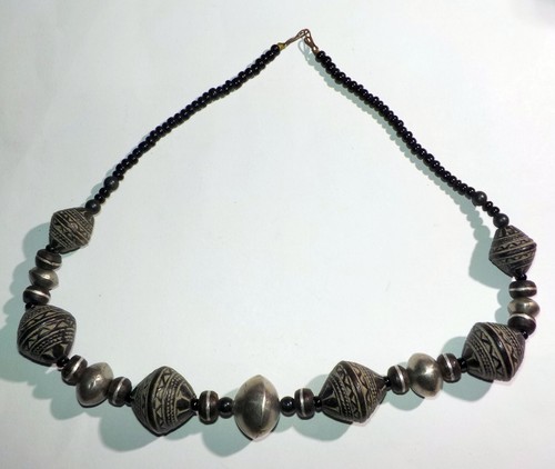 Collier africain perle - collier,